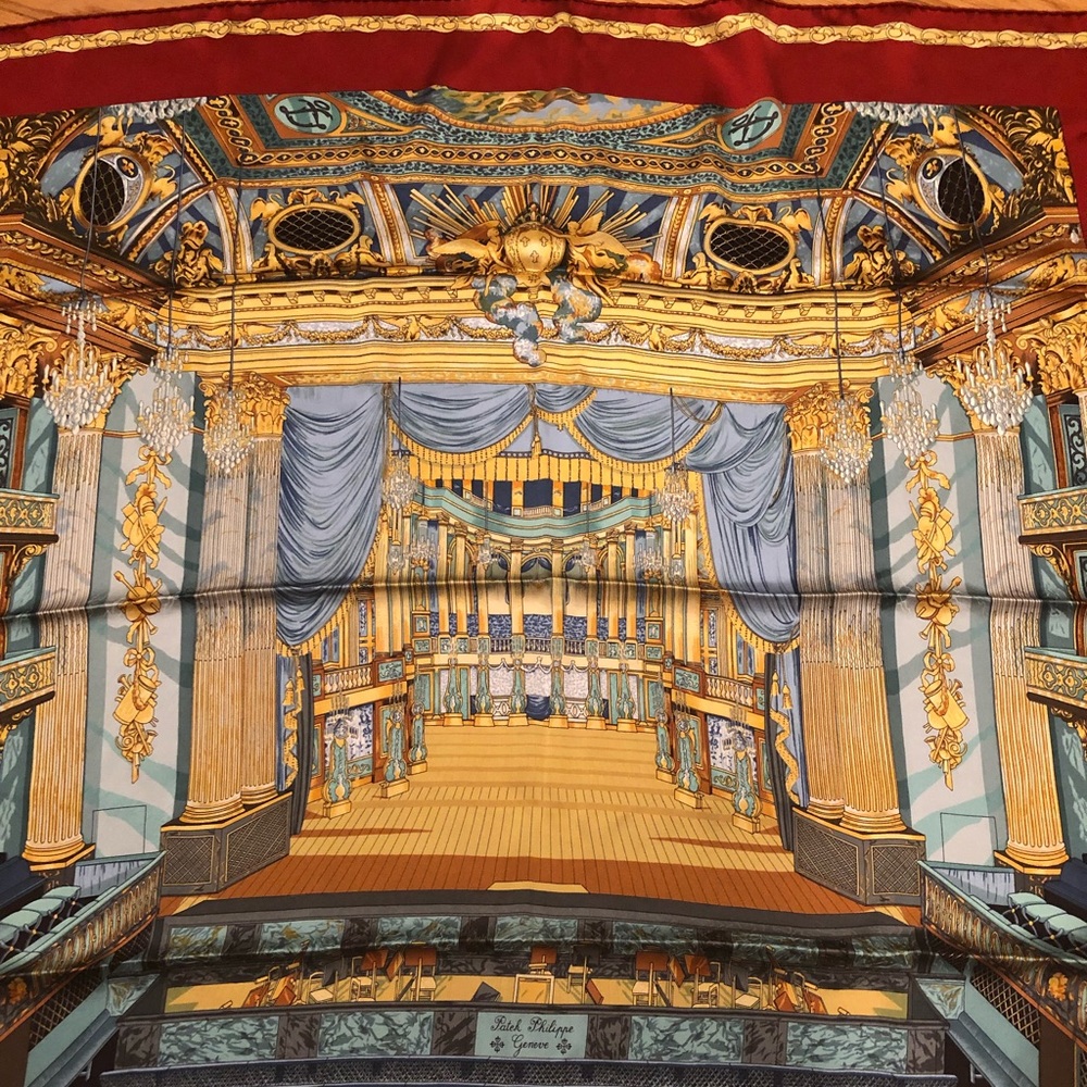 🇫🇷 Patek Philippe 100% Silk scarf France 🇫🇷